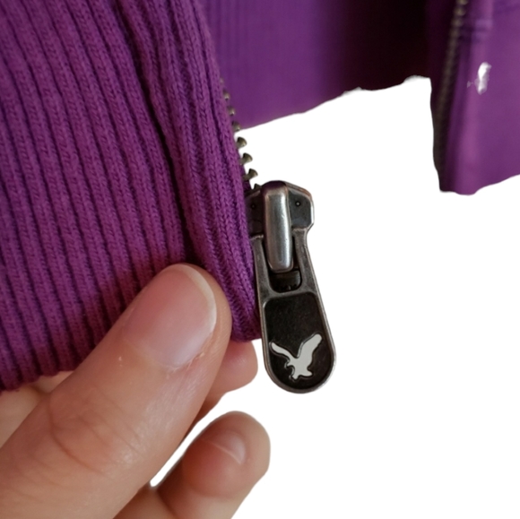 90s vintage AE 3/4 sleeve hoodie - Picture 7 of 7